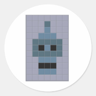 bender tile graffiti classic round sticker