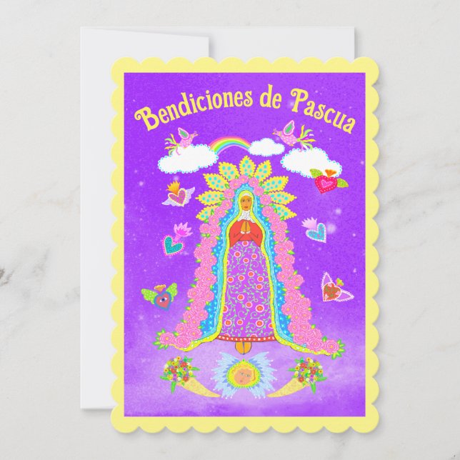 Bendiciones de Pasqua Virgen Maria Easter (Front)