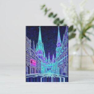 Bending Acropolis Postcard