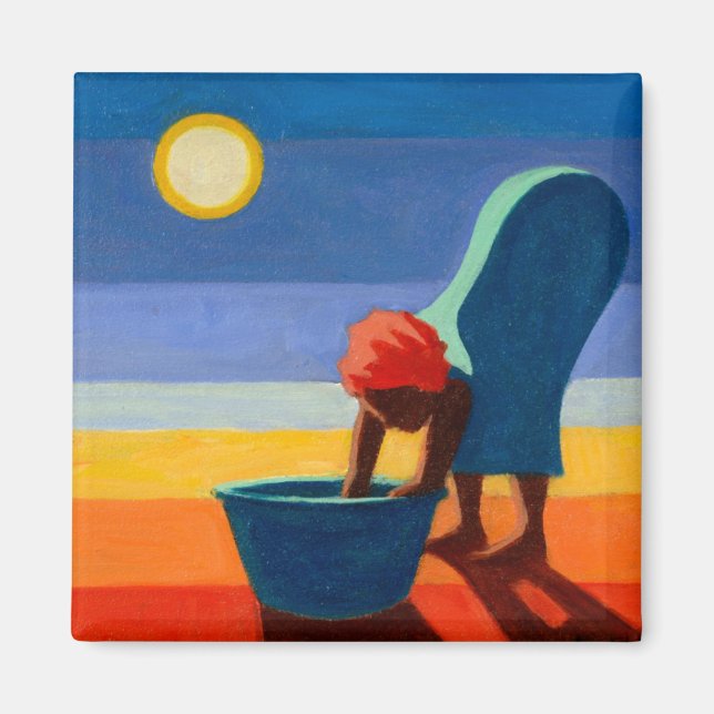 Bending Woman 2005 Magnet (Front)