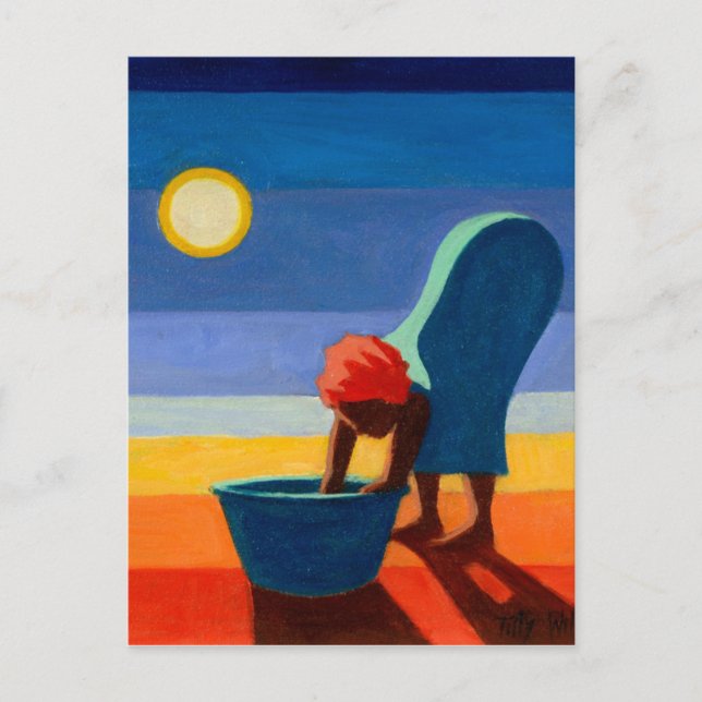 Bending Woman 2005 Postcard (Front)