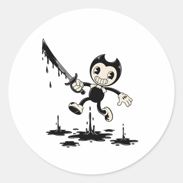 Bendy and the Ink Machine Sticker - Retro Horror G (Front)