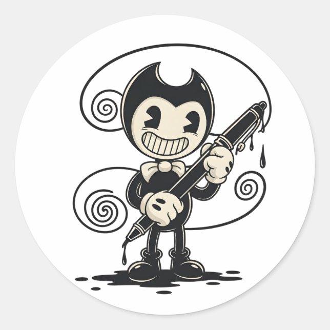 Bendy Sticker | Bendy and the Ink Machine Vinyl Ch (Front)