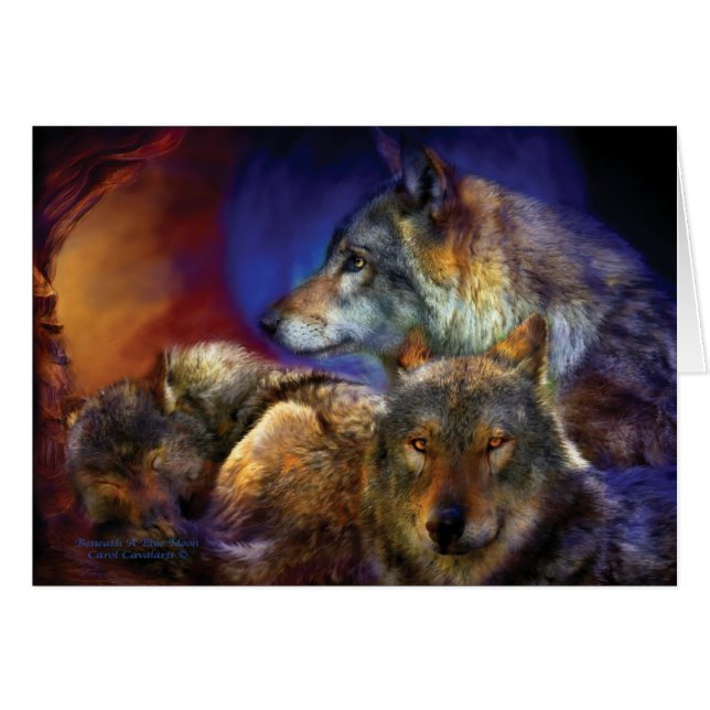 Beneath A Blue Moon ArtCard (Front Horizontal)