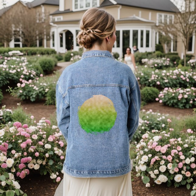 Beneath the Bloom Denim Jacket (Wedding Back)