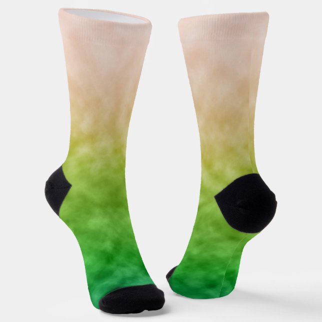 Beneath the Bloom Socks (Angled)