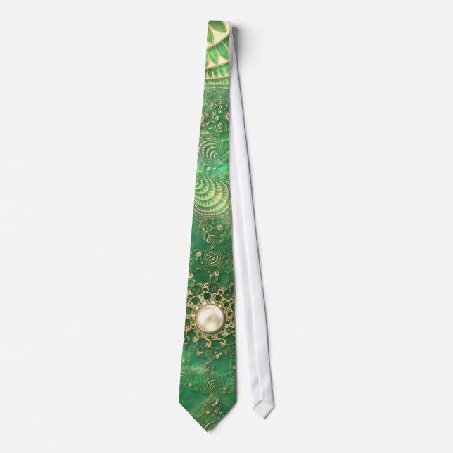 Beneath the Emerald Sea Tie (Front)