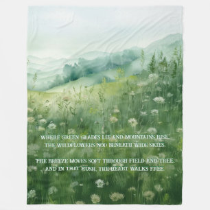 Beneath the Open Sky Fleece Blanket