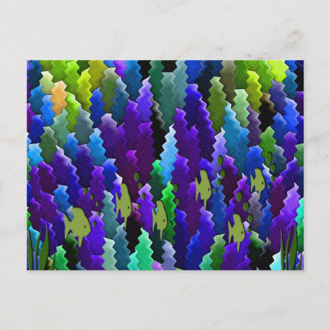 Beneath the sea.... postcard (Front)