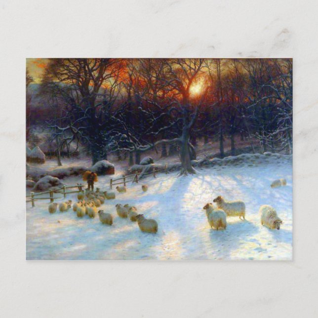 Beneath The Snow Encumbered Branches Postcard (Front)