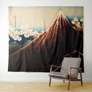 Beneath the Summit Ukiyo-e Japanese Art Tapestry