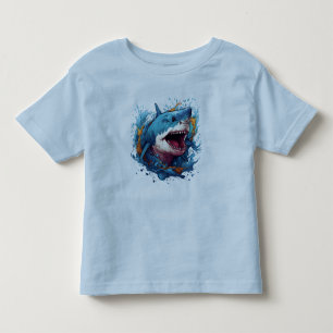 Beneath the Surface: Shark Styles Toddler T-Shirt