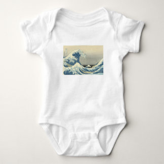 Beneath the Wave off Kamagawa Baby Bodysuit