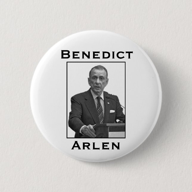 Benedict Arlen 6 Cm Round Badge (Front)