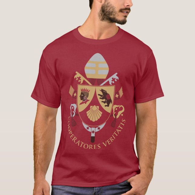Benedict XVI Coat of Arms T-Shirt (Front)