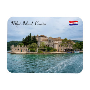 Benedictine monastery on Mljet island - Croatia Magnet