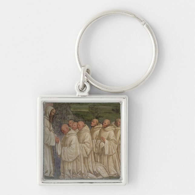 Benedictine Monks, from the Life of St. Benedict ( Key Ring (Front)