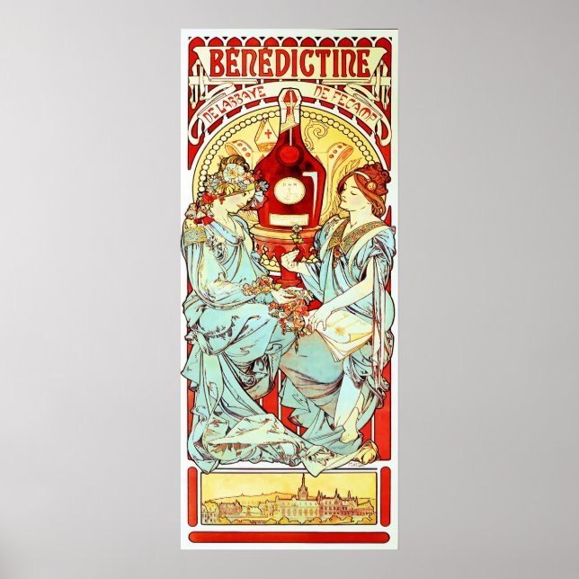 Benedictine ~ Vintage Advertising Poster (Front)