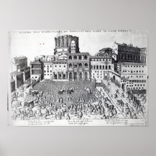 Benediction of The Pope in St.Peter's Square Poster