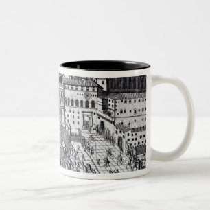 Benediction of The Pope in St.Peter's Square Two-Tone Coffee Mug