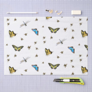 Beneficial Garden Insects Pattern Tissue Paper