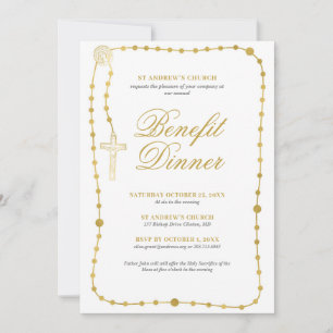Benefit Dinner Religious Invitation