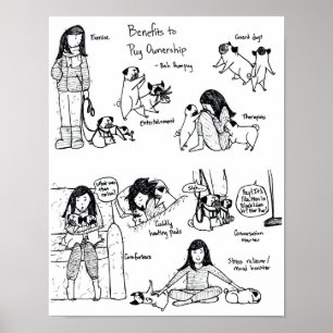 Benefits To Pug Ownership Poster