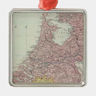 Benelux Countries Metal Tree Decoration