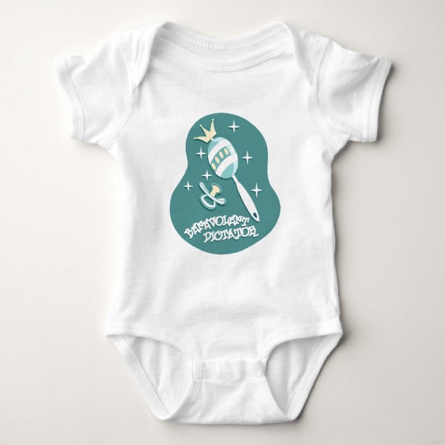 Benevolent Dictator - Blue Baby Bodysuit (Front)