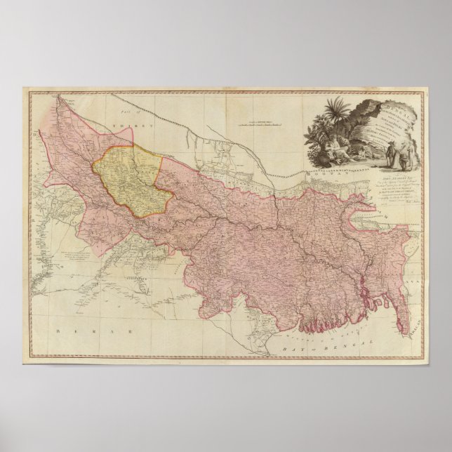 Bengal, Bahar, Oudes, Allahabad Poster (Front)