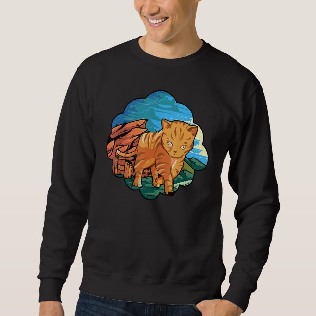 Bengal Cat 1 Sweatshirt (Front)