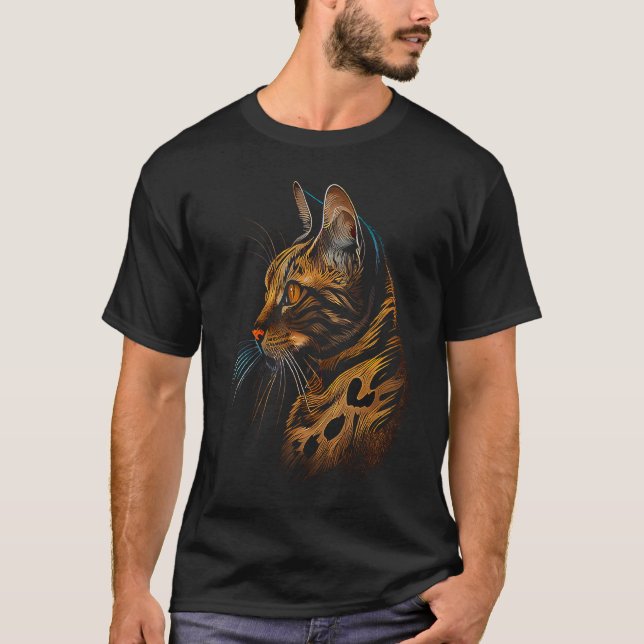 Bengal Cat  1 T-Shirt (Front)