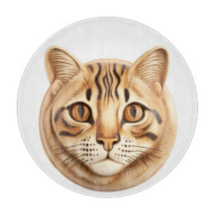Bengal Cat 3D Inspired Cutting Board