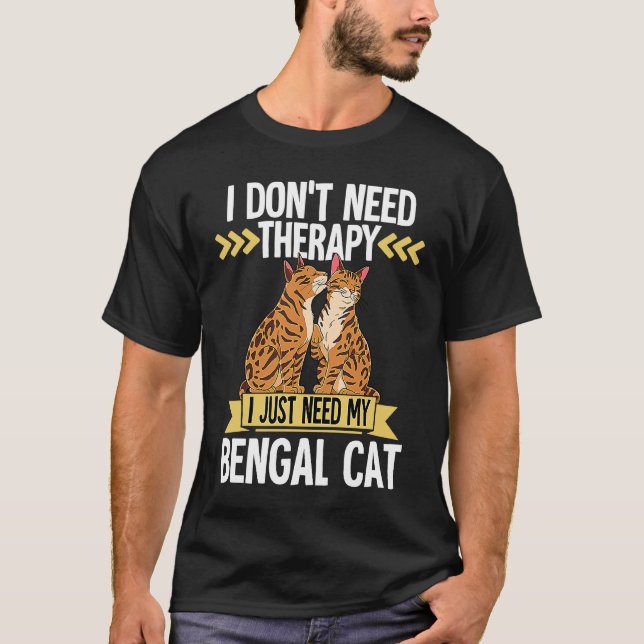 Bengal Cat  8 T-Shirt (Front)