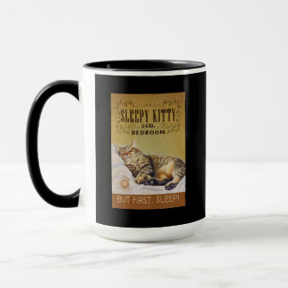 Bengal Cat Bedroom Funny Cat Sleepy Cat Mug