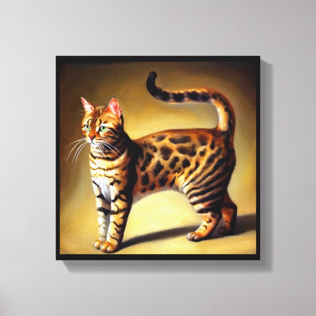 Bengal Cat  Canvas Print (Front)