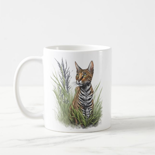 Bengal Cat  Coffee Mug (Left)
