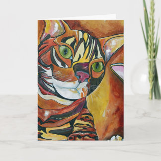 Bengal Cat Greeting Card