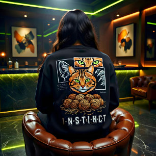 Bengal Cat Instinct Wired Different Cat Lover Gift Sweatshirt