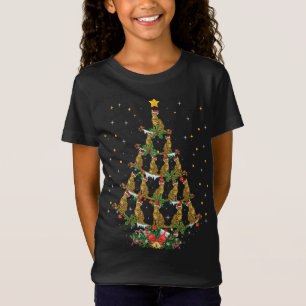 Bengal Cat Lover Xmas Santa Hat Bengal Cat Christm T-Shirt