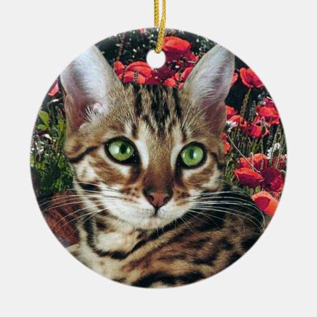 Bengal Cat Ornaments (Front)
