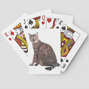 Bengal Cat Playing Cards