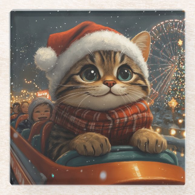 Bengal Cat Roller Coaster Christmas (Front)