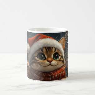 Bengal Cat Roller Coaster Christmas Coffee Mug