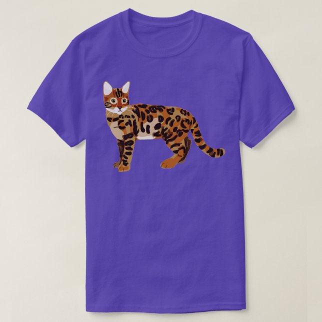 Bengal Cat  T-Shirt (Design Front)