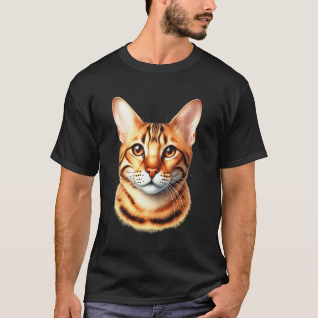 Bengal Cat T-Shirt (Front)