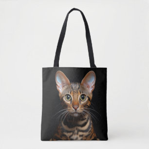 Bengal cat tote bag