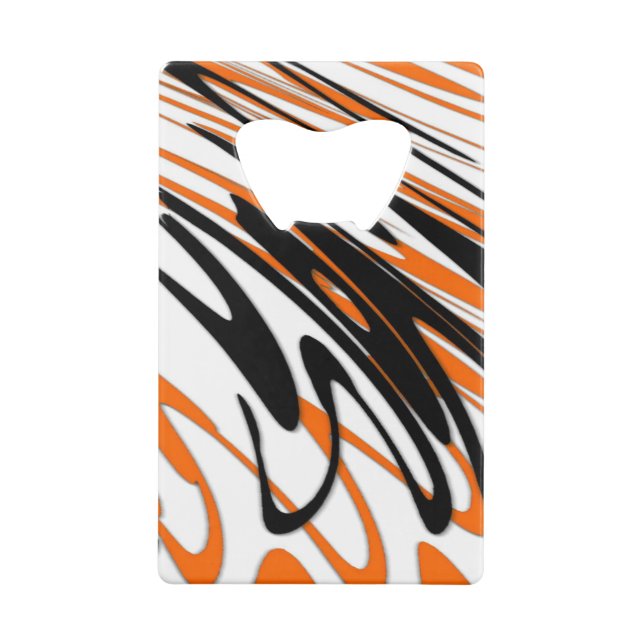 Bengal Colours Squiggly Orange and Black Lines (Back)