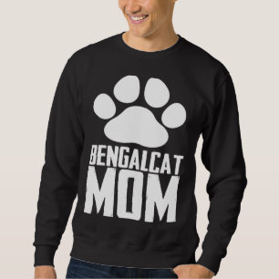 Bengal kitten Bengal mom Bengal dad 3 Sweatshirt