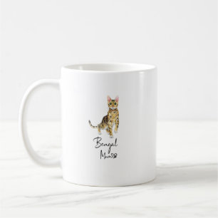 Bengal Mum Cute Cat Mother Kitten Girl Gift Coffee Mug